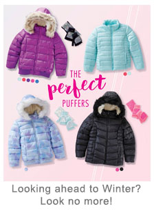 Plan ahead for Winter with puffer jackets!